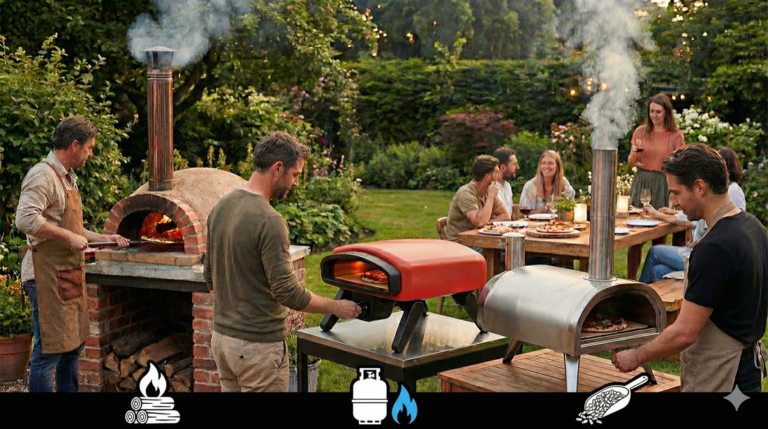 Hout vs. Gas vs. Pellet: Welke Pizza Oven Brandstof Past bij Jou?
