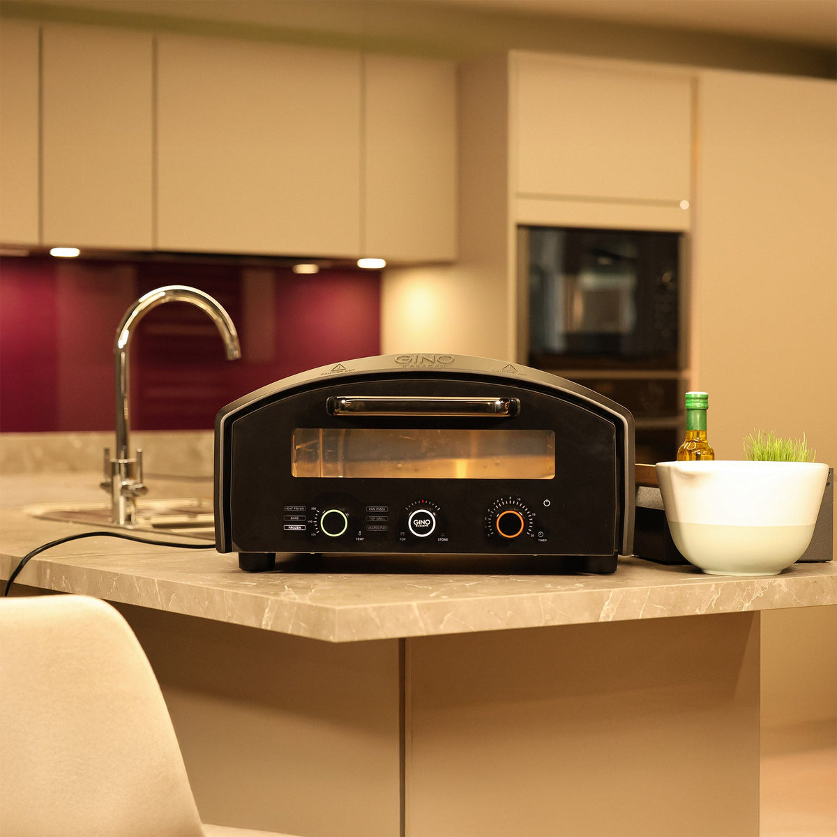 Gino Electro - 13" Rapid Heat Electric Pizza Oven
