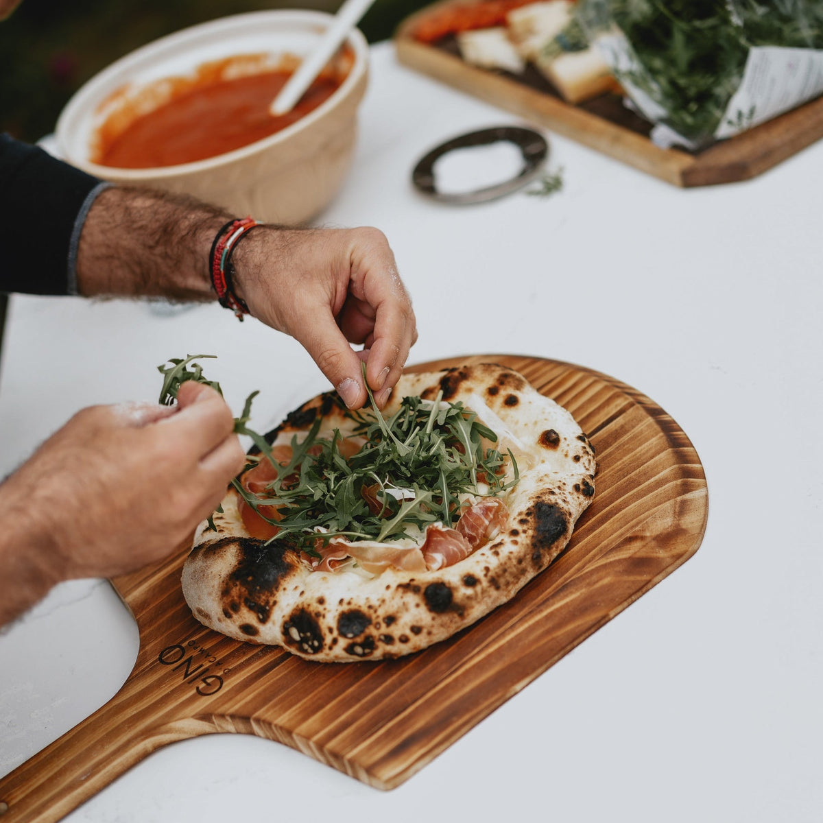 Gino Wooden Pizza Serving Board