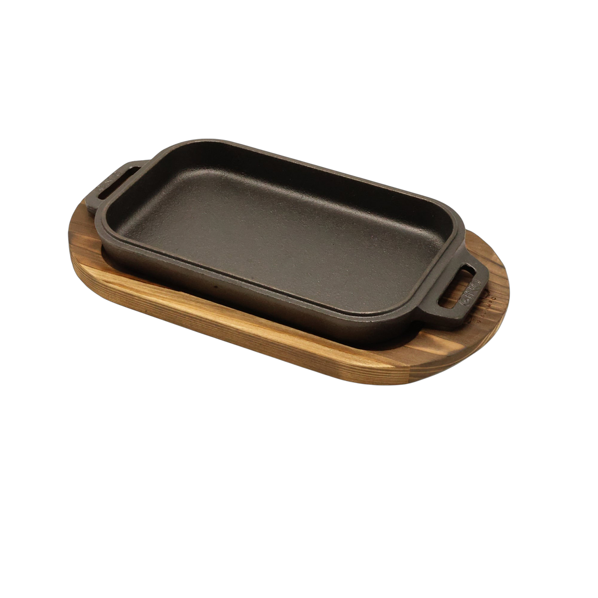 Gino Cast Iron Griddle Pan & Skillet Pan Set